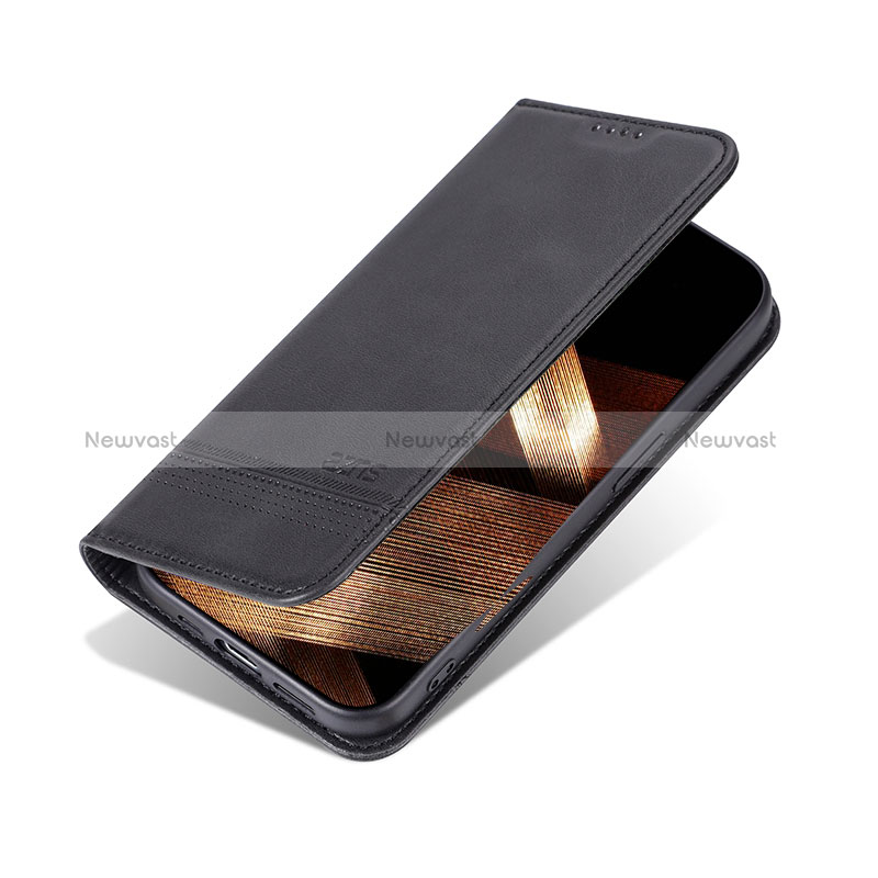 Leather Case Stands Flip Cover Holder YZ1 for Apple iPhone 14 Pro Max