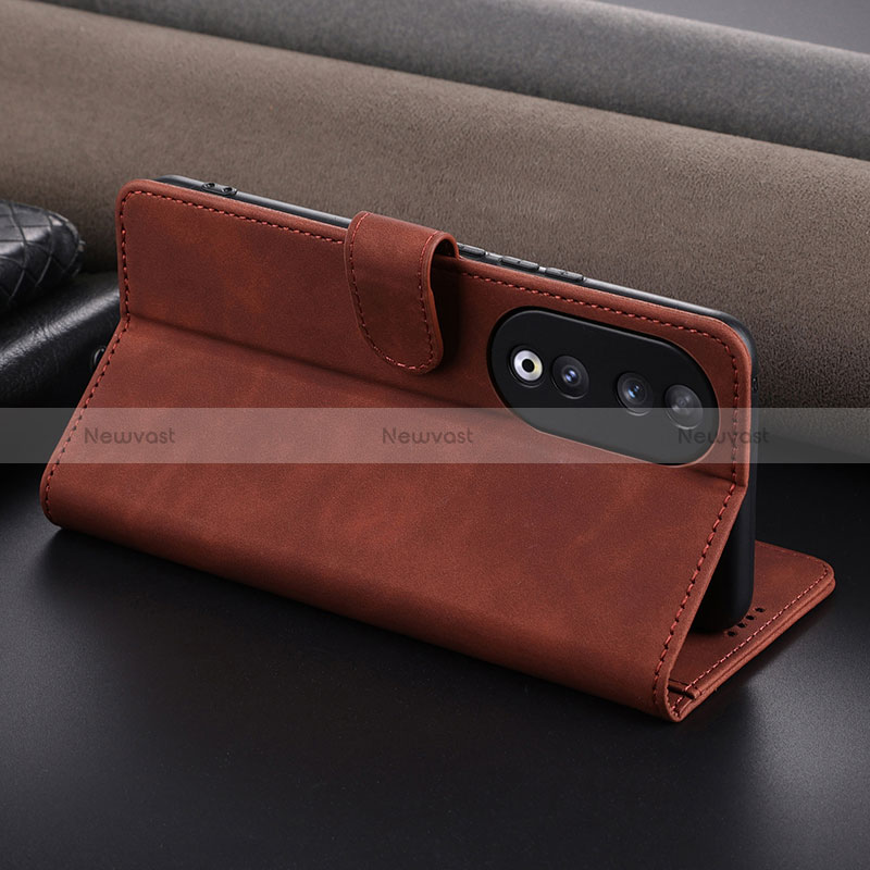 Leather Case Stands Flip Cover Holder YZ1 for Huawei Honor 80 5G