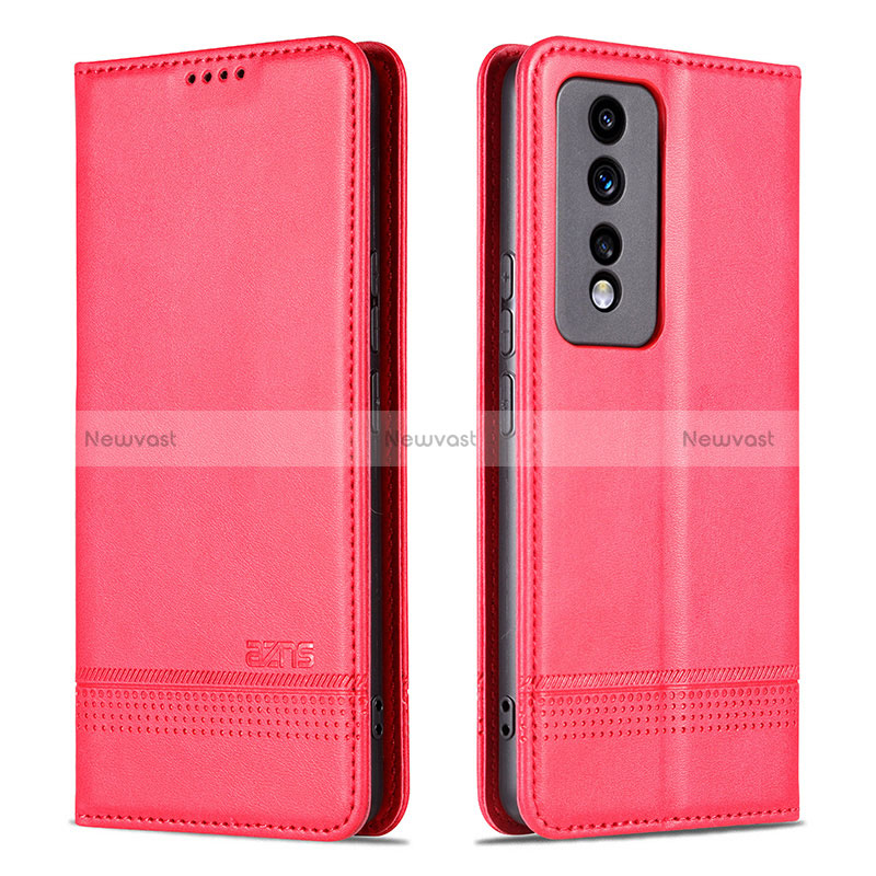 Leather Case Stands Flip Cover Holder YZ1 for Huawei Honor 80 GT 5G