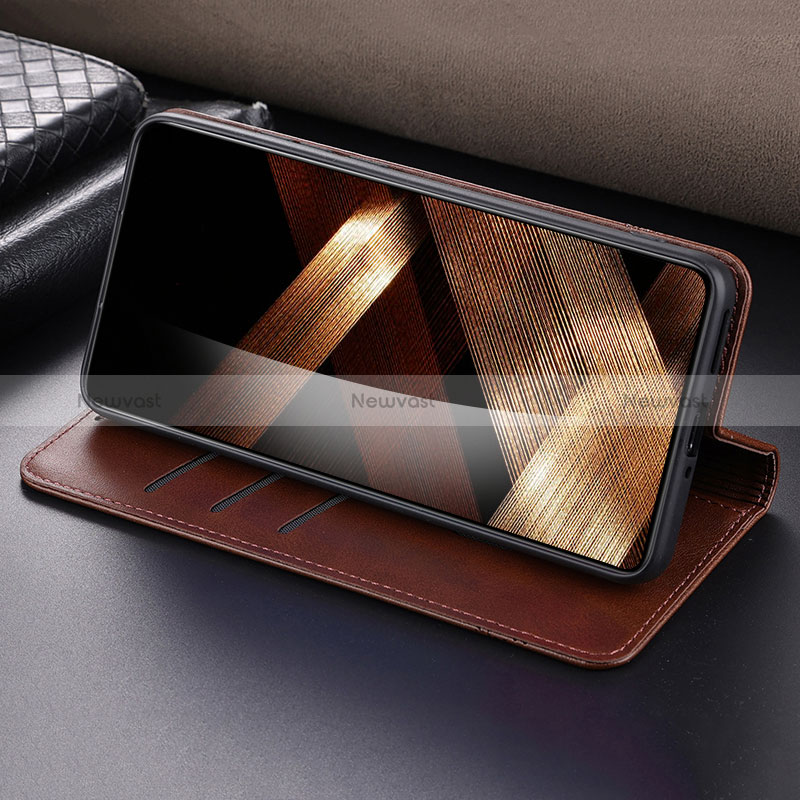 Leather Case Stands Flip Cover Holder YZ1 for OnePlus Nord CE 3 5G