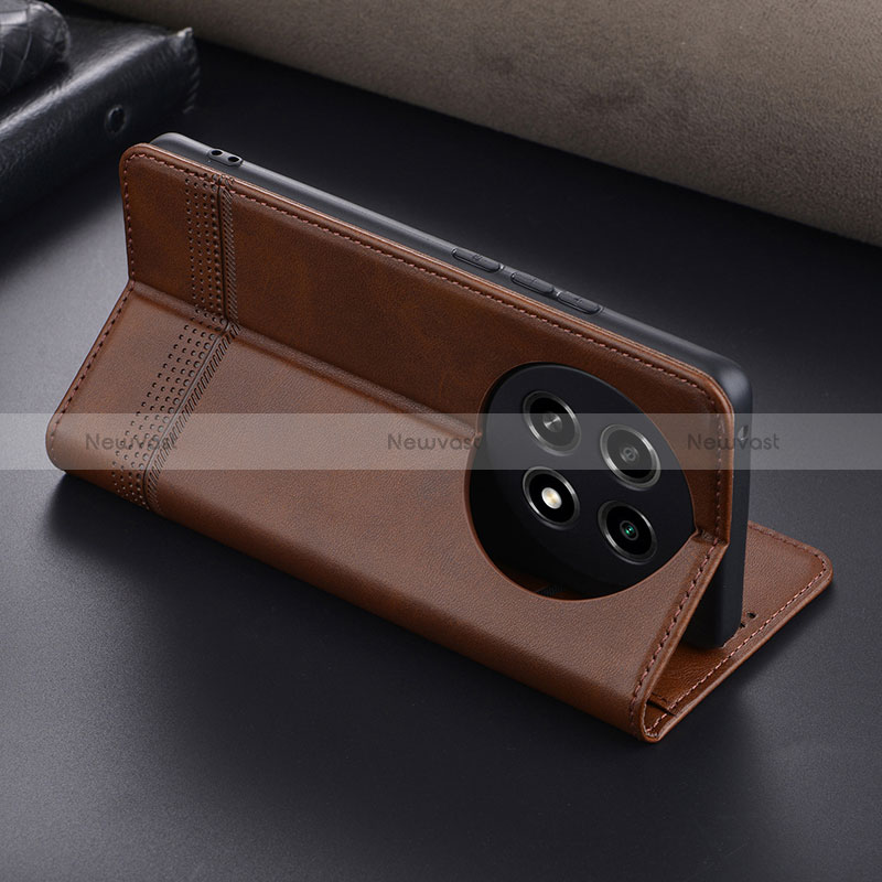 Leather Case Stands Flip Cover Holder YZ1 for Oppo A2 Pro 5G