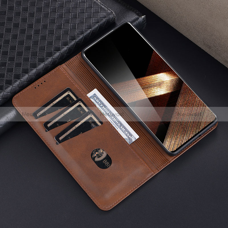 Leather Case Stands Flip Cover Holder YZ1 for Oppo A2 Pro 5G