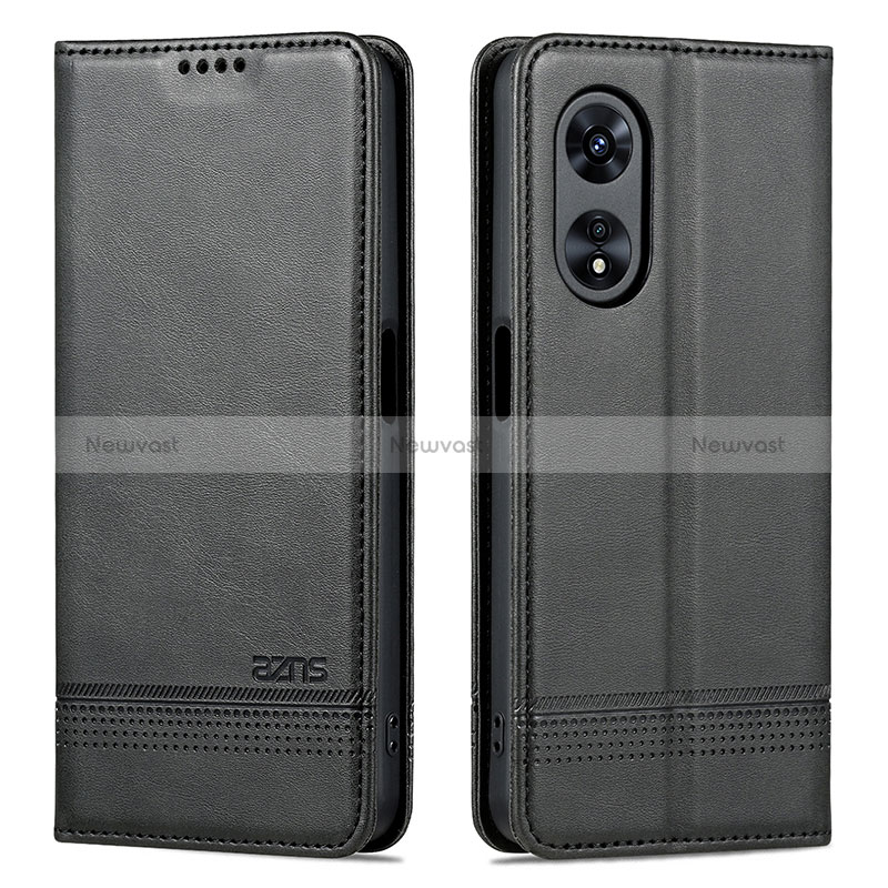 Leather Case Stands Flip Cover Holder YZ1 for Oppo A78 5G