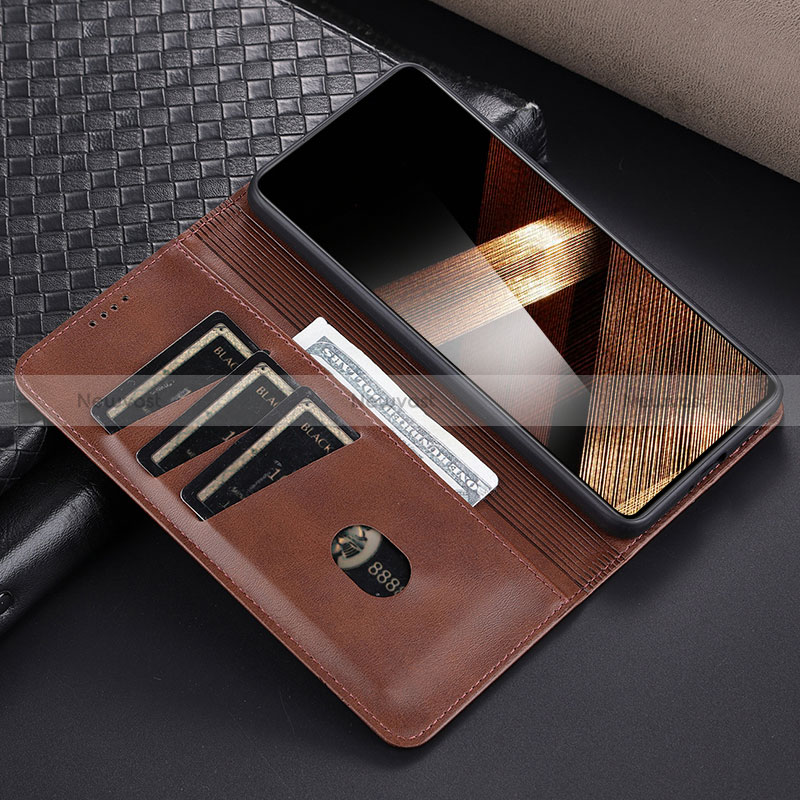 Leather Case Stands Flip Cover Holder YZ1 for Oppo K11 5G