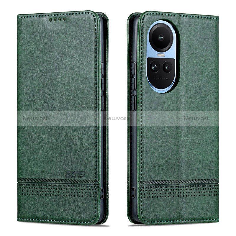 Leather Case Stands Flip Cover Holder YZ1 for Oppo Reno10 5G