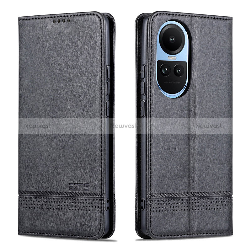 Leather Case Stands Flip Cover Holder YZ1 for Oppo Reno10 5G