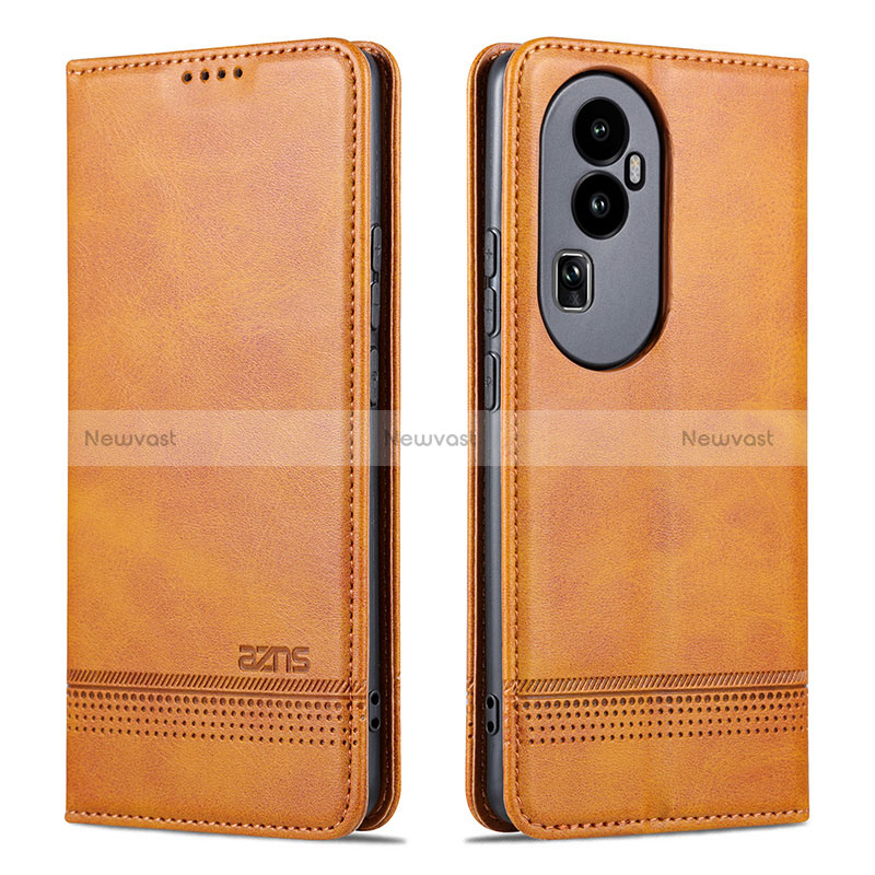 Leather Case Stands Flip Cover Holder YZ1 for Oppo Reno10 Pro+ Plus 5G