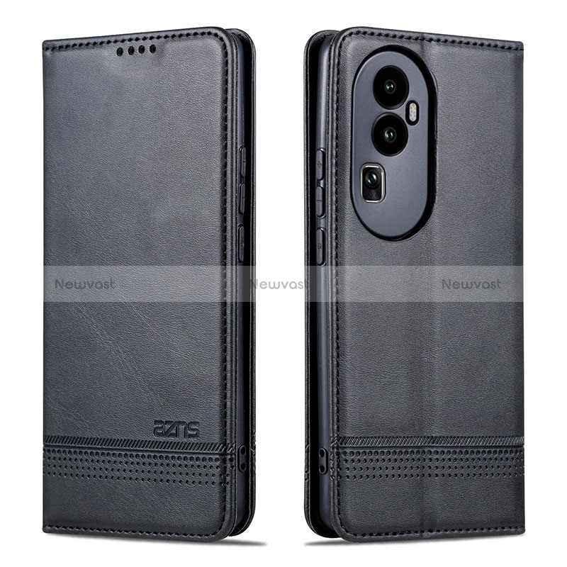 Leather Case Stands Flip Cover Holder YZ1 for Oppo Reno10 Pro+ Plus 5G