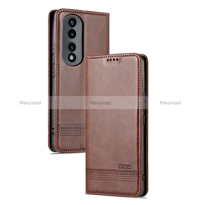 Leather Case Stands Flip Cover Holder YZ2 for Huawei Honor 90 5G