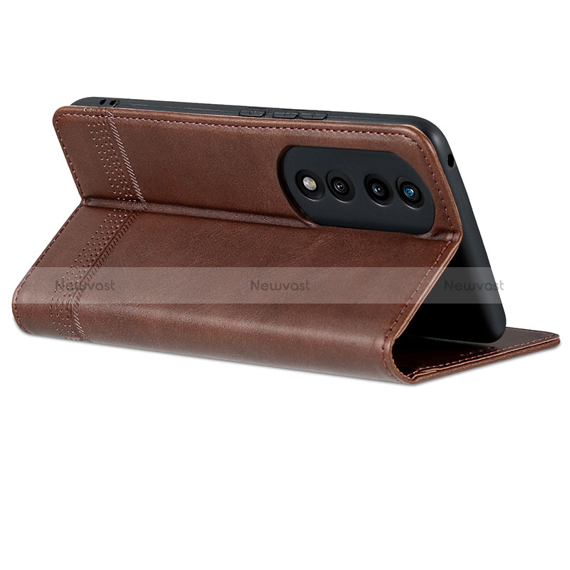 Leather Case Stands Flip Cover Holder YZ2 for Huawei Honor 90 5G