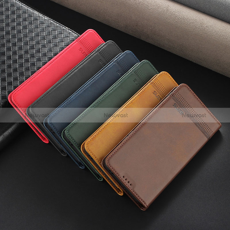 Leather Case Stands Flip Cover Holder YZ2 for Huawei Honor 90 Lite 5G