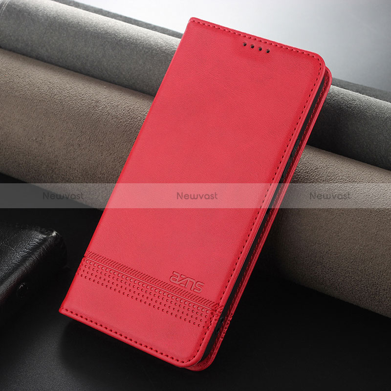 Leather Case Stands Flip Cover Holder YZ2 for Huawei Honor 90 Lite 5G