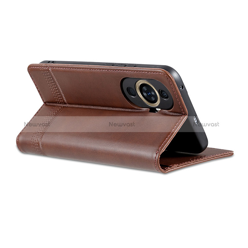 Leather Case Stands Flip Cover Holder YZ2 for Huawei Nova 11