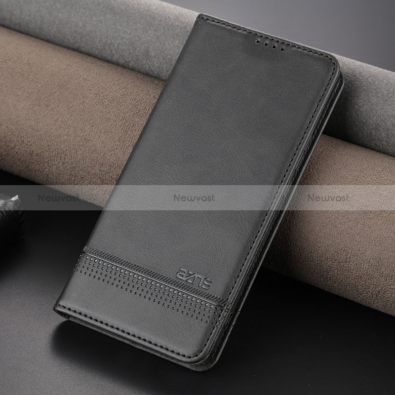 Leather Case Stands Flip Cover Holder YZ2 for Huawei Nova 11 Ultra Black