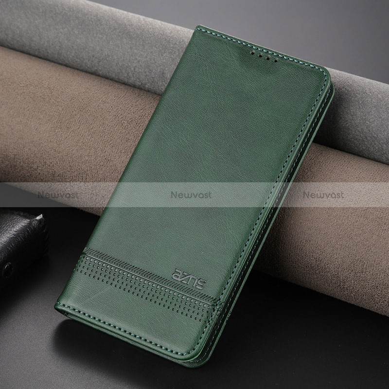 Leather Case Stands Flip Cover Holder YZ2 for Huawei Nova 11 Ultra Green