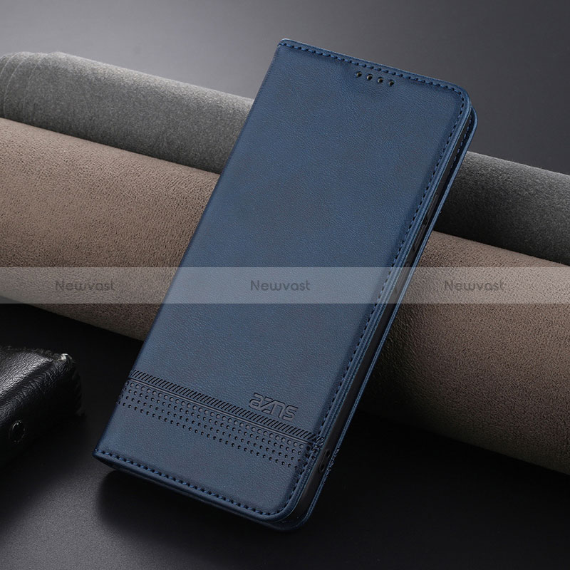 Leather Case Stands Flip Cover Holder YZ2 for Xiaomi Mi 13T 5G Blue