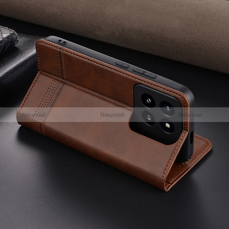 Leather Case Stands Flip Cover Holder YZ2 for Xiaomi Mi 14 Pro 5G