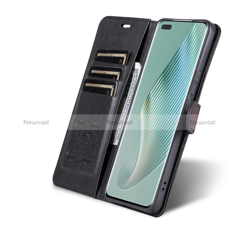 Leather Case Stands Flip Cover Holder YZ3 for Huawei Honor Magic5 Pro 5G