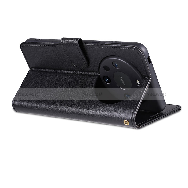 Leather Case Stands Flip Cover Holder YZ3 for Huawei Mate 60