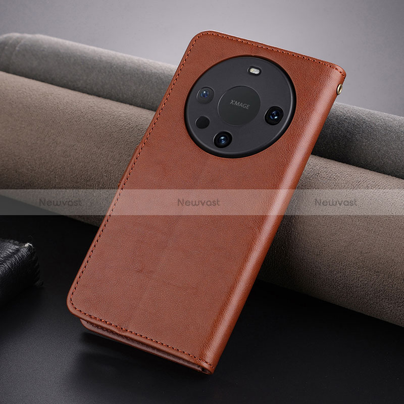 Leather Case Stands Flip Cover Holder YZ3 for Huawei Mate 60 Pro