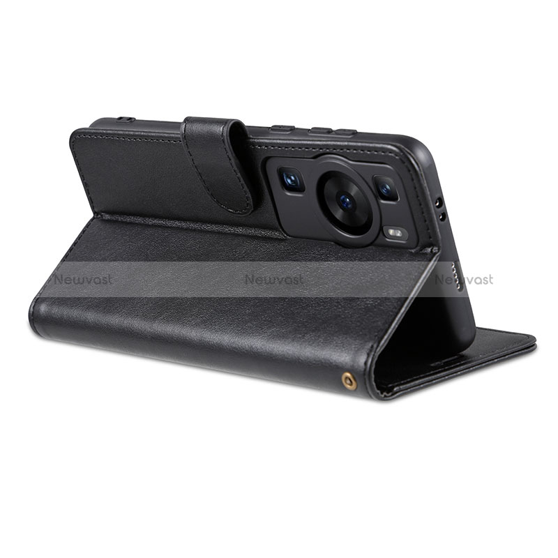 Leather Case Stands Flip Cover Holder YZ3 for Huawei P60