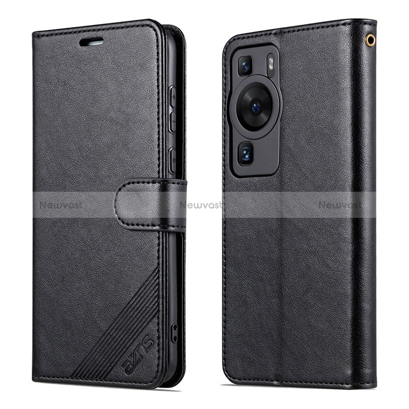 Leather Case Stands Flip Cover Holder YZ3 for Huawei P60 Pro