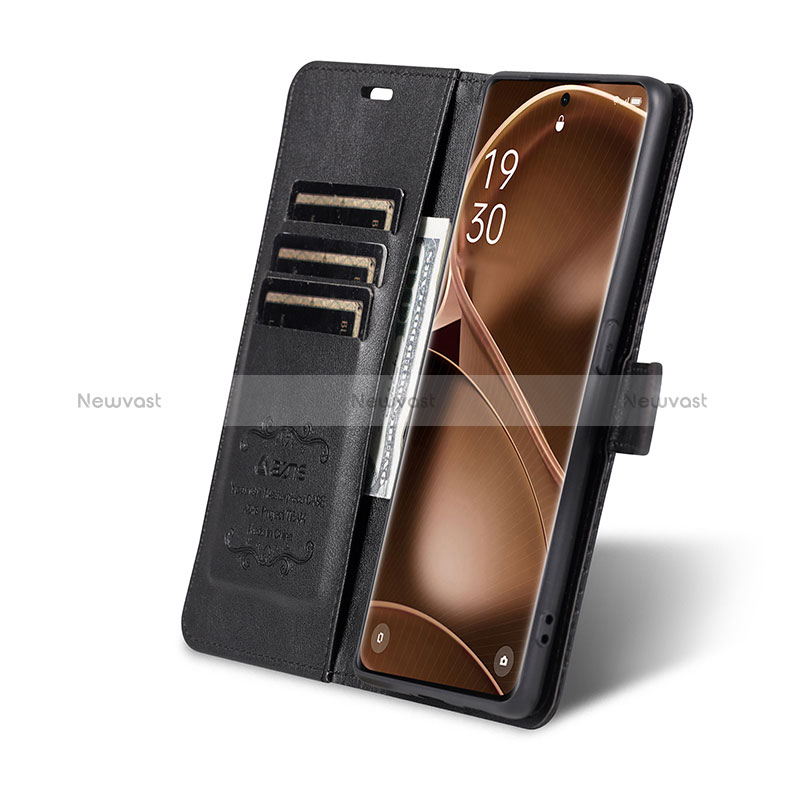 Leather Case Stands Flip Cover Holder YZ3 for Oppo Find X6 5G