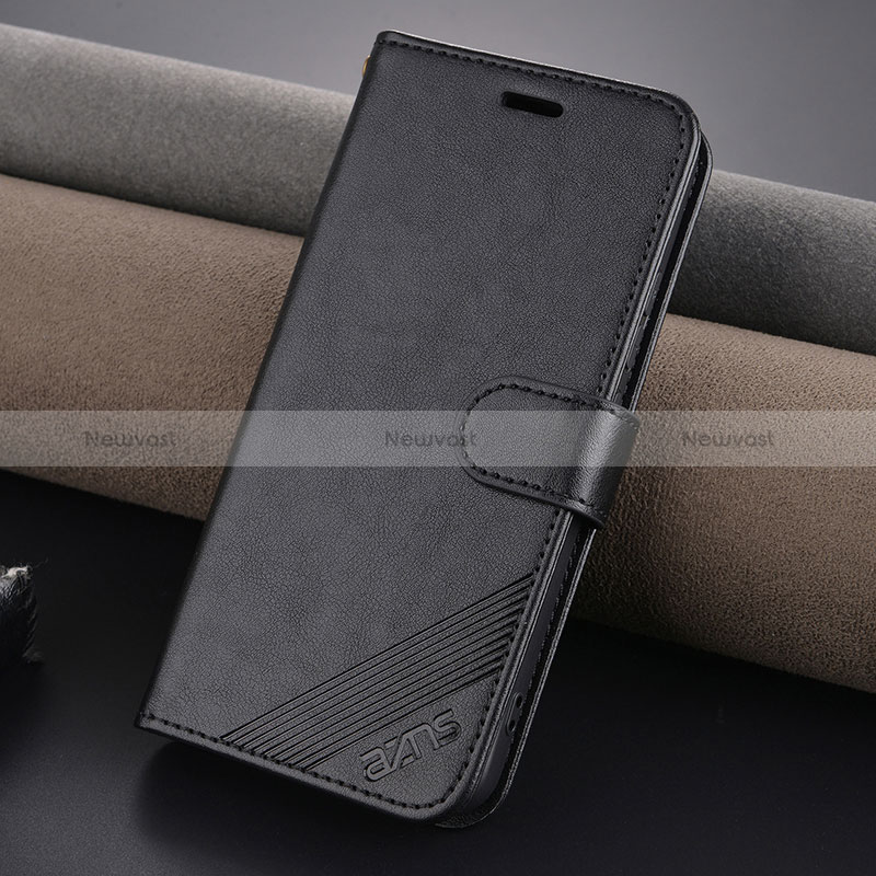 Leather Case Stands Flip Cover Holder YZ3 for Xiaomi Mi 14 5G Black