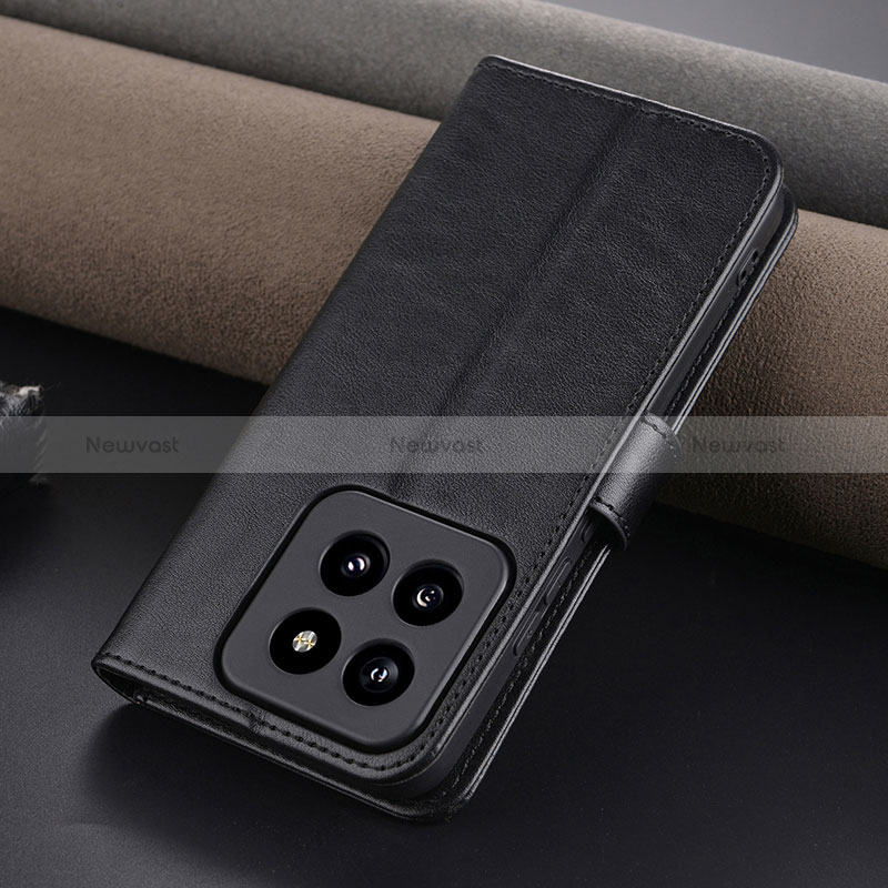 Leather Case Stands Flip Cover Holder YZ3 for Xiaomi Mi 14 Pro 5G