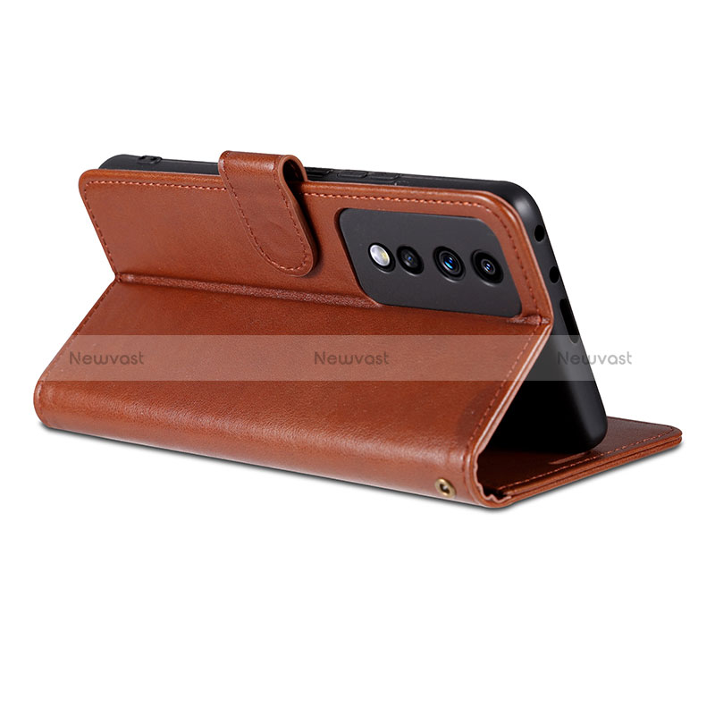 Leather Case Stands Flip Cover Holder YZ4 for Huawei Honor 80 GT 5G