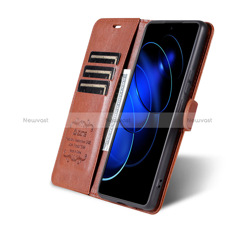 Leather Case Stands Flip Cover Holder YZ4 for Huawei Honor 80 GT 5G