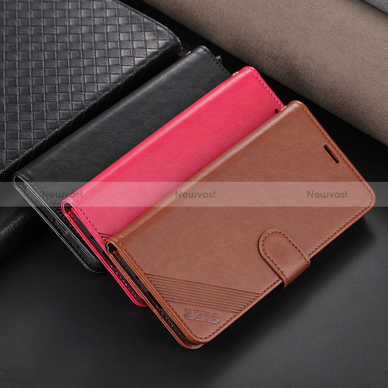 Leather Case Stands Flip Cover Holder YZ4 for Huawei Honor 90 Lite 5G