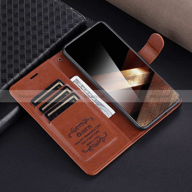 Leather Case Stands Flip Cover Holder YZ4 for Huawei Mate 60