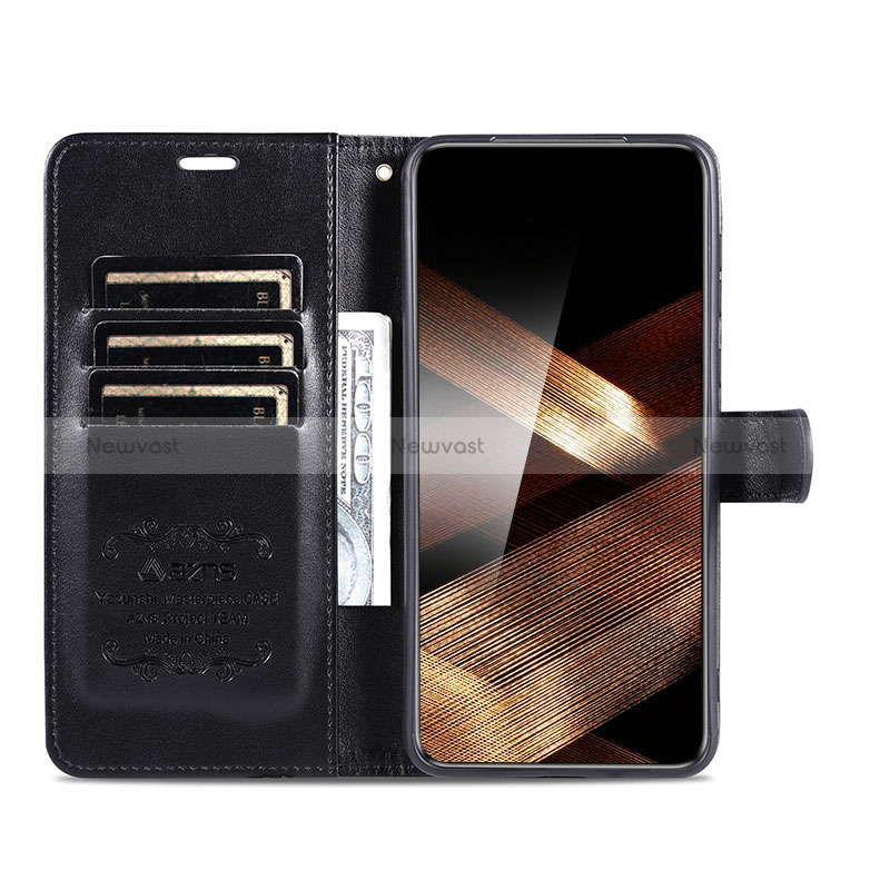 Leather Case Stands Flip Cover Holder YZ4 for Huawei Mate 60 Pro