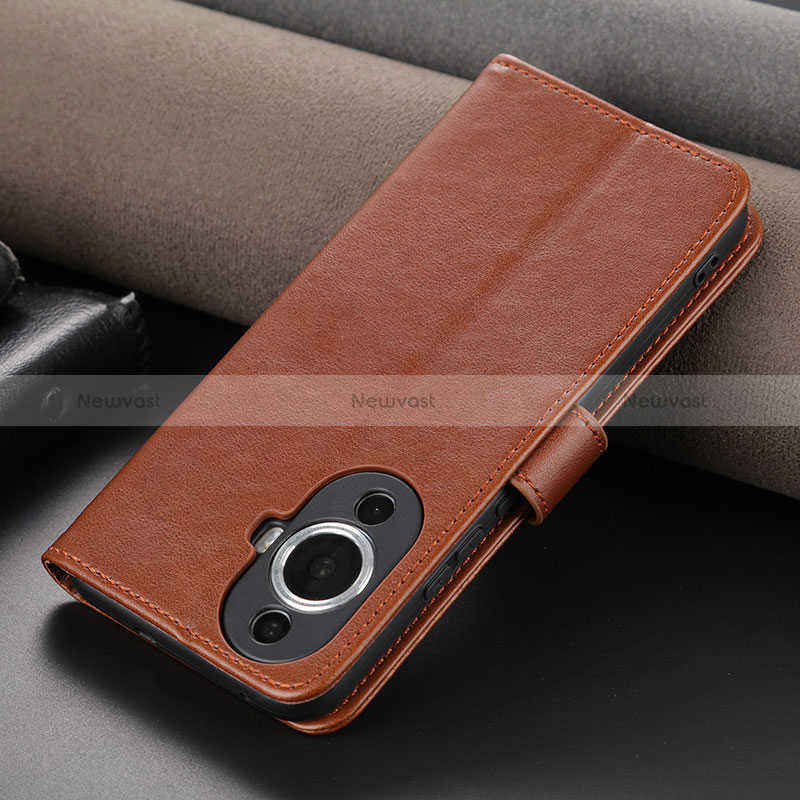 Leather Case Stands Flip Cover Holder YZ4 for Huawei Nova 11