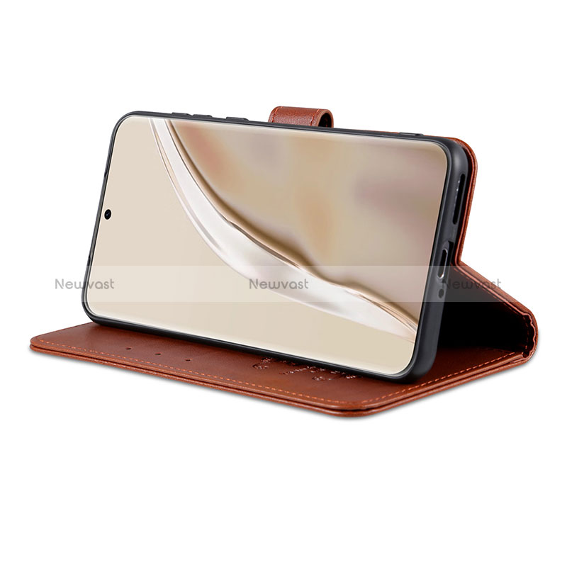 Leather Case Stands Flip Cover Holder YZ4 for Huawei P60 Art