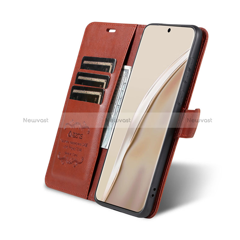 Leather Case Stands Flip Cover Holder YZ4 for Huawei P60 Art