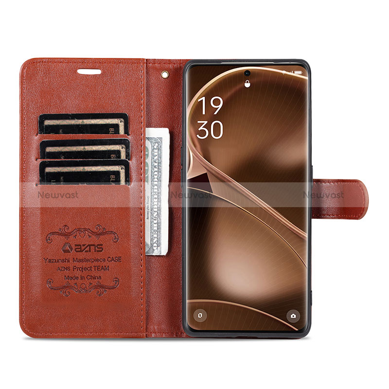 Leather Case Stands Flip Cover Holder YZ4 for Oppo Find X6 5G