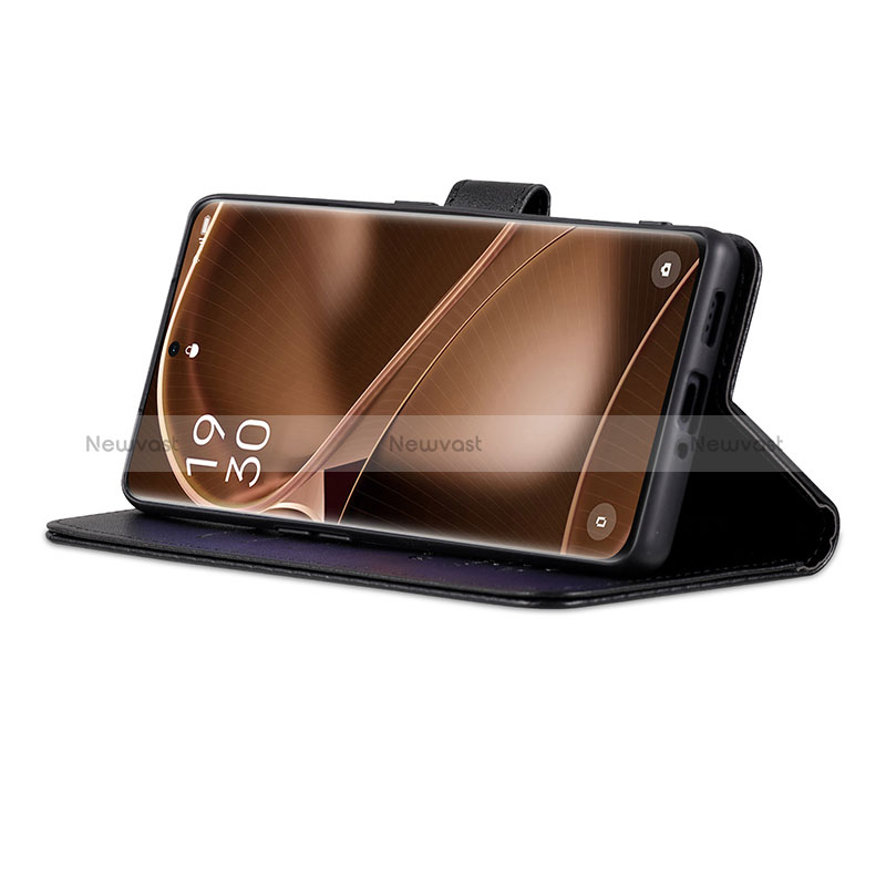 Leather Case Stands Flip Cover Holder YZ4 for Oppo Find X6 Pro 5G