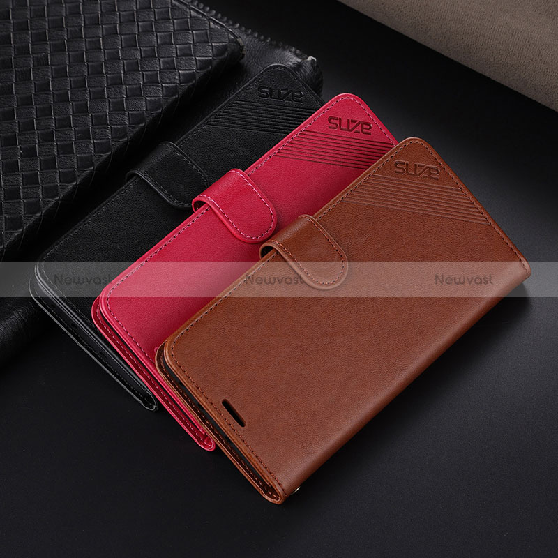 Leather Case Stands Flip Cover Holder YZ4 for Oppo K11 5G