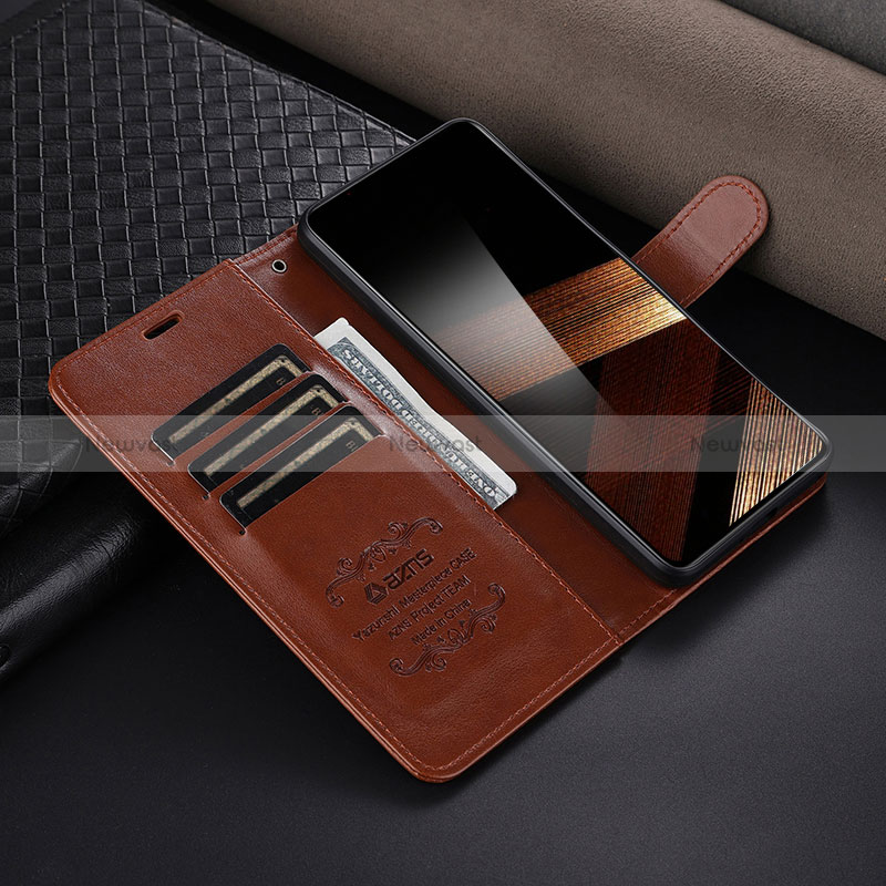 Leather Case Stands Flip Cover Holder YZ4 for Oppo K11 5G