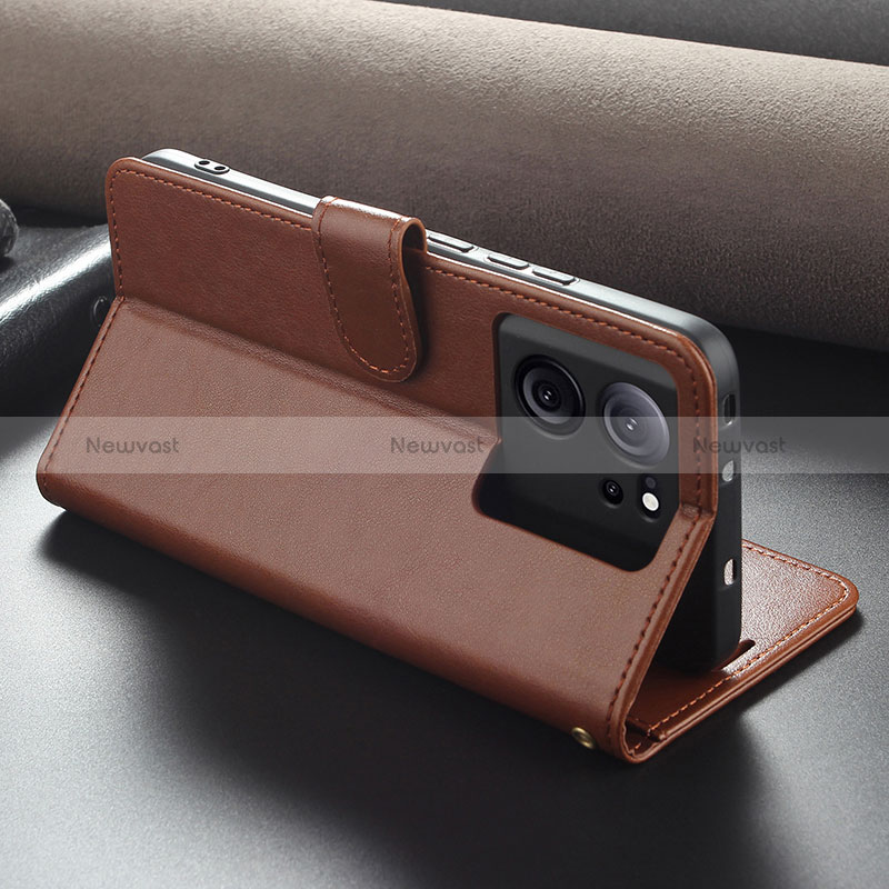 Leather Case Stands Flip Cover Holder YZ4 for Xiaomi Mi 13T Pro 5G