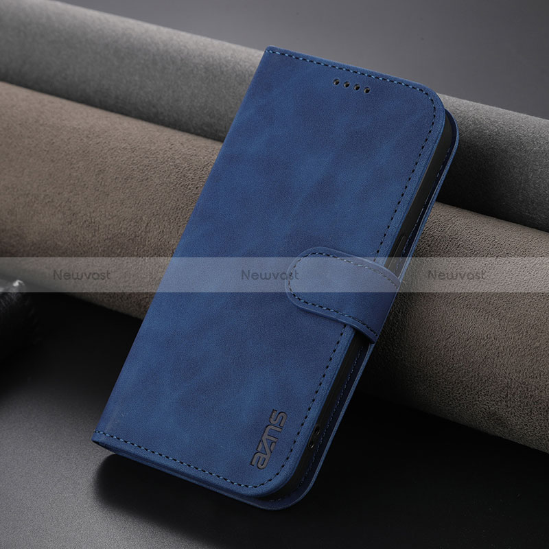 Leather Case Stands Flip Cover Holder YZ5 for Apple iPhone 16 Pro