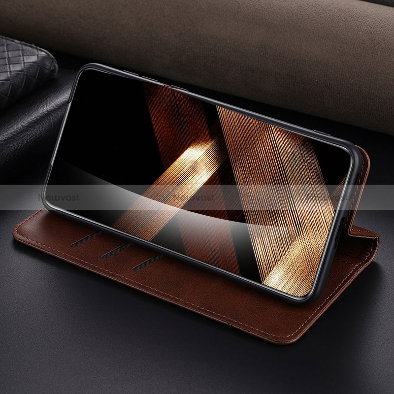 Leather Case Stands Flip Cover Holder YZ5 for Huawei Mate 60 Pro