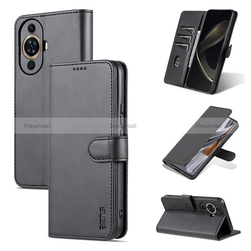 Leather Case Stands Flip Cover Holder YZ5 for Huawei Nova 11