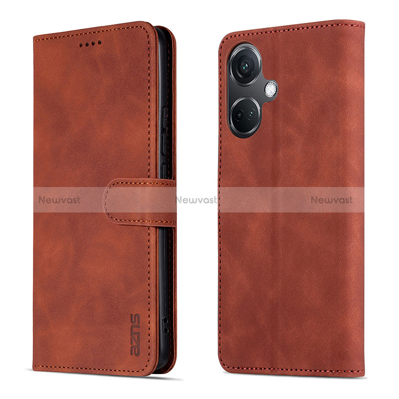 Leather Case Stands Flip Cover Holder YZ5 for Oppo K11 5G