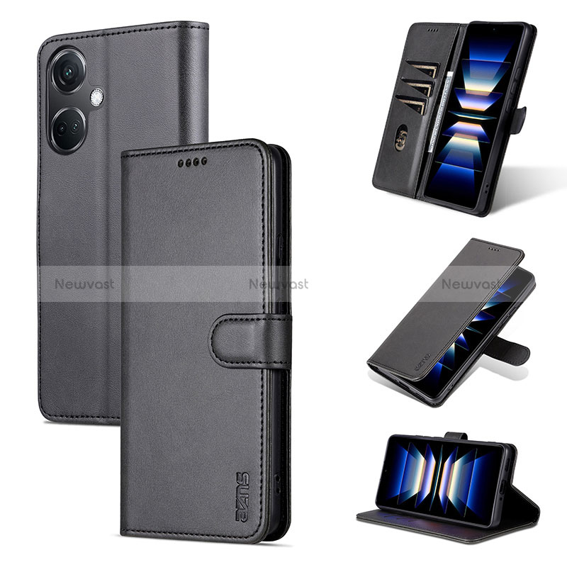 Leather Case Stands Flip Cover Holder YZ5 for Oppo K11 5G