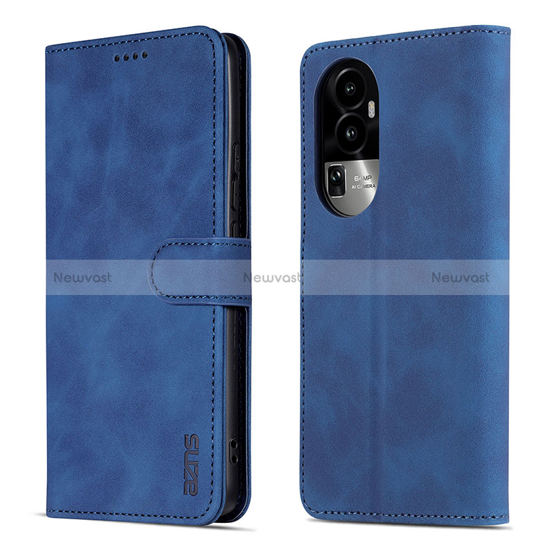 Leather Case Stands Flip Cover Holder YZ5 for Oppo Reno10 Pro+ Plus 5G