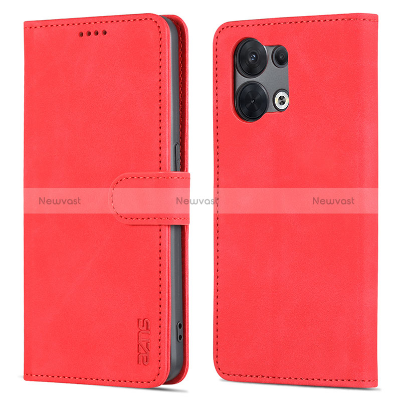 Leather Case Stands Flip Cover Holder YZ5 for Oppo Reno9 Pro 5G