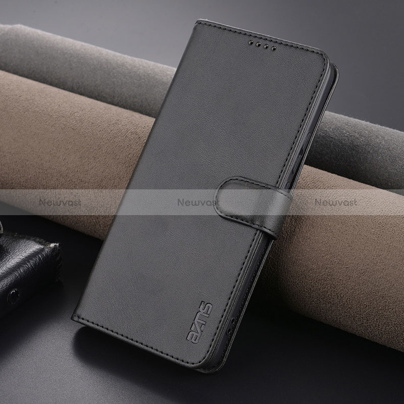 Leather Case Stands Flip Cover Holder YZ5 for Xiaomi Mi 13T 5G Black